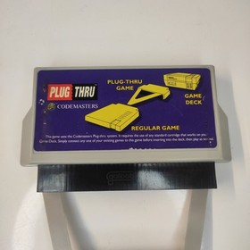 Micro Machines NES Nintendo Plug Thru - Code Masters - Tested Working 