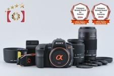 Sony  200 DSLR-A200 Double Zoom Lens Kit Black Japanese Language Only 