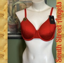 WACOAL 855303 BARBADOS CHERRY RED BACK APPEAL UNDERWIRE BRA SIZE 38D