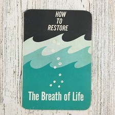 Vtg How to Restore the Breath of Life Mouth to Mouth Brochure by Met Life