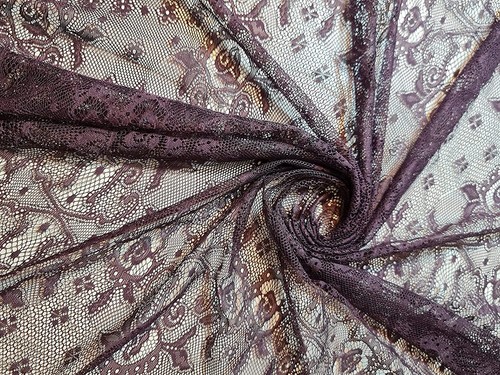 Soft Light Weight Corded Lace Fabric 50 Colors Bridal Dress Wedding Material 58" - Picture 26 of 194