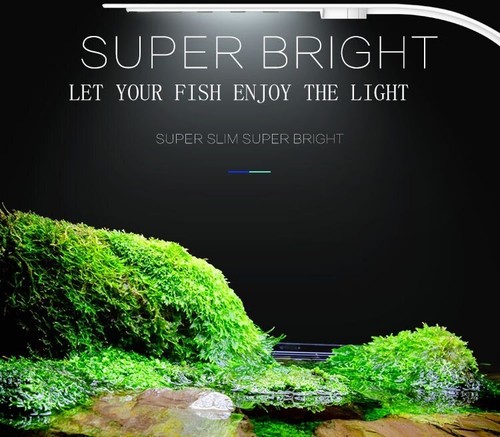 Super Slim LED Aquarium Light Lighting plants Grow Light 5W/10W/15W Aquatic - Picture 8 of 35