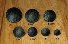 Round Clavos, Black Powder coat finish 7 sizes to choose from