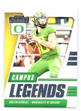 2021 Contenders Draft Picks Football #9 Justin Herbert Campus Legends Oregon