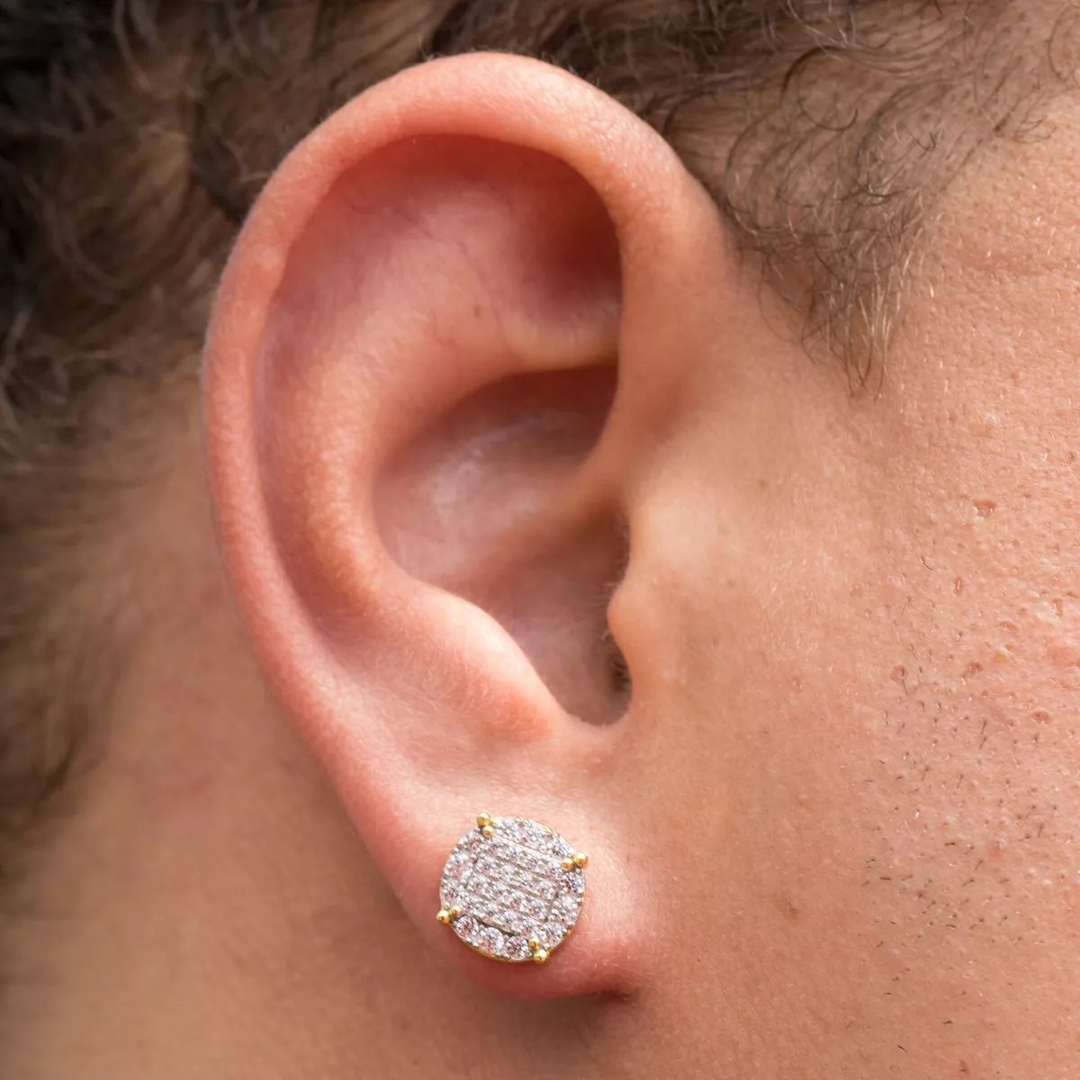 Micro stud shop earrings