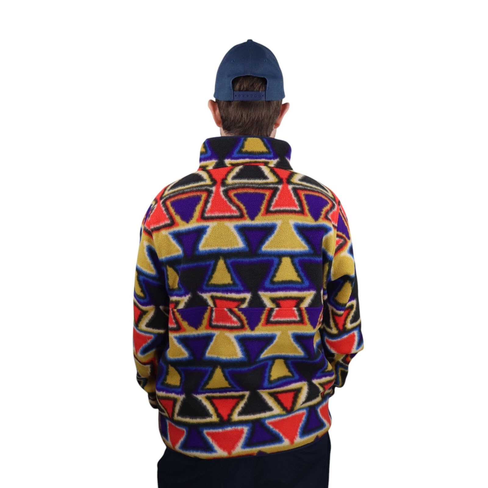 patagonia aztec catalan synchilla pullover fleece jacket
