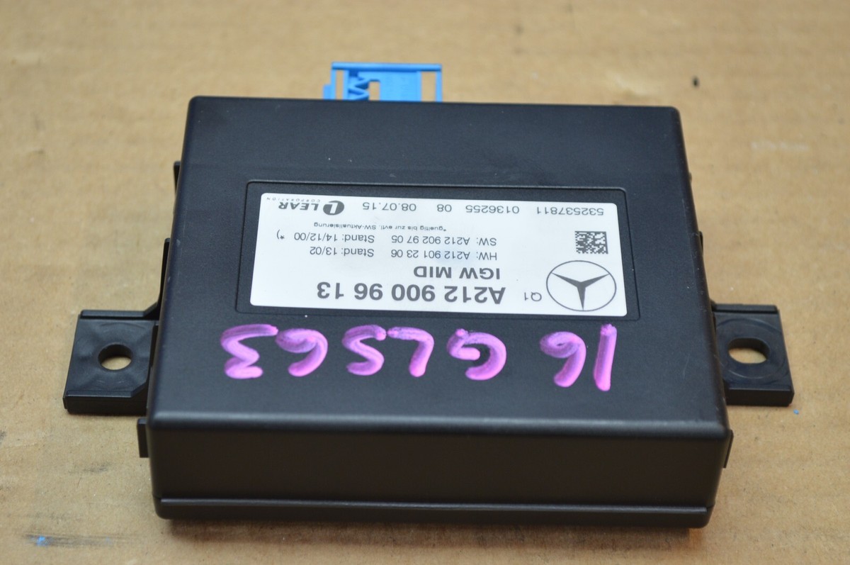 2016 W166 MERCEDES GLE63 AMG IGW GATEWAY CONTROL MODULE UNIT 