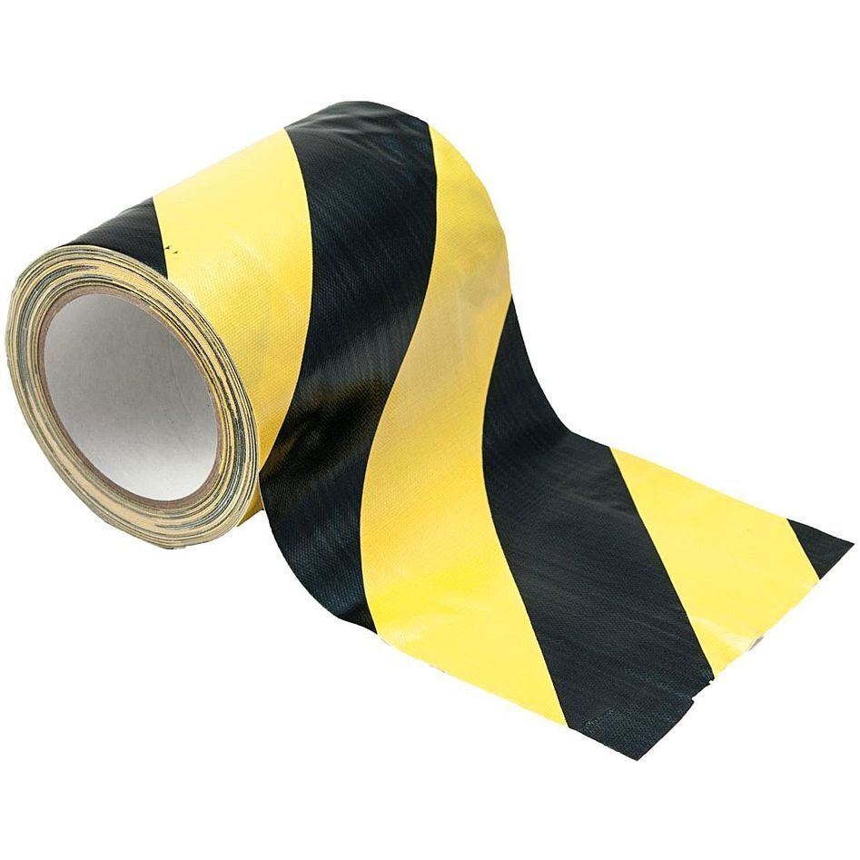 Klebeband Eurolite Cable Tape yellow/black 150 mm x 15 m  NEU