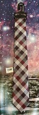 George Mens Plaid Colorful Pointed Neck Tie NWT M1420R