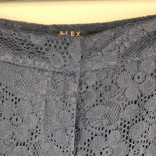 Alex Marie Dress Pants Navy Blue Lace Pippa Slim Leg Zip Hook Lined Size 16 NEW - Picture 6 of 14