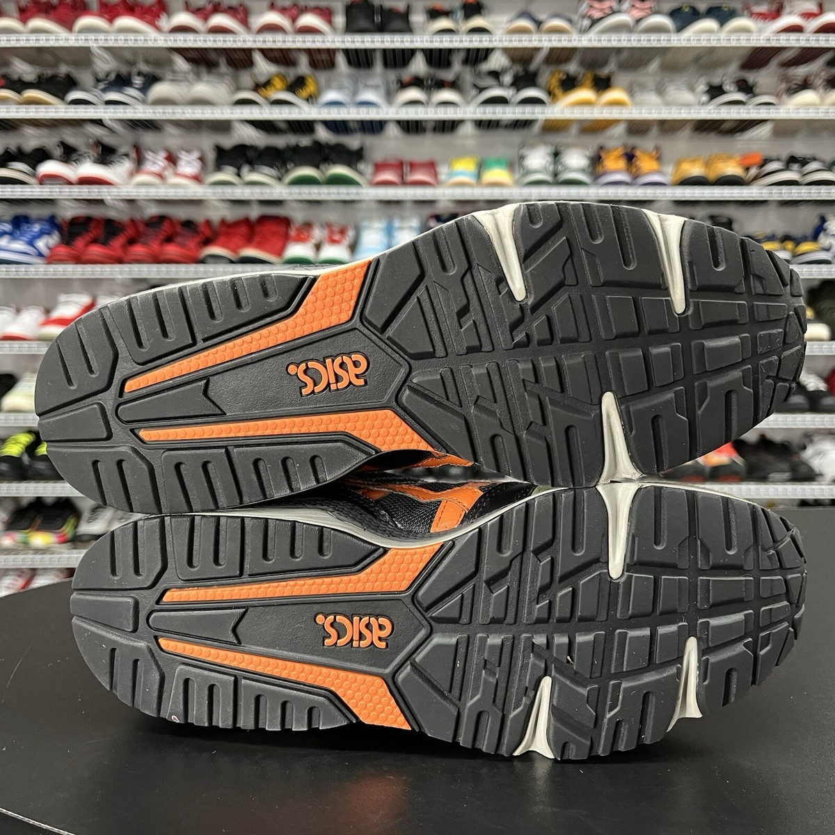 Asics Gel Lique 'Army' Black Orange Green H6H1L 9009 Men's