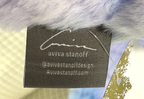 Aviva Stanoff Soft Textured Purple Pink Blanket and 2 Pillow set, NWT, MSRP $799 - Picture 12 of 12