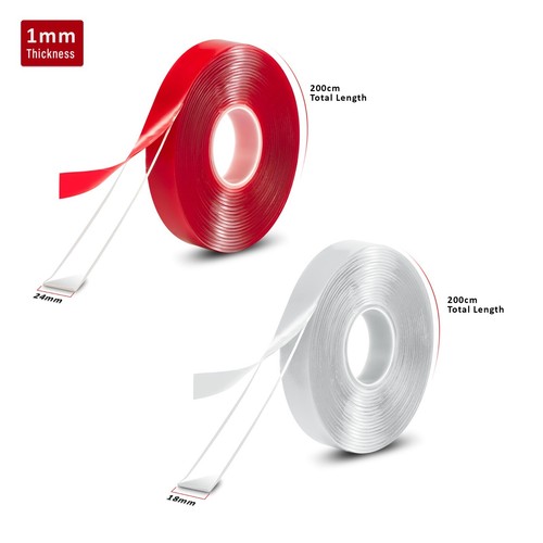 2 PCS Nano Double Sided Tape Heavy Duty Strong Stick Mounting Gel tape Poster - Picture 17 of 22