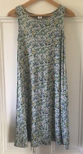 Liberty X Uniqlo Womens Ditsy Floral Sleeveless Jersey Dress XS UK 6-8 EU 34-36