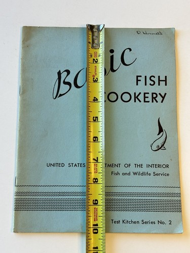 Basic Fish Cookery - Test Kitchen Series No. 2 - By Rose Kerr - Paperback Book - Picture 10 of 11