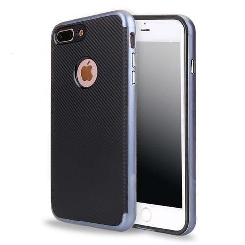 Slim Kohlefaser Textur Weich TPU Gummi Etui Abdeckung für Apple iPhone 8 7 7 Plus - Bild 19 von 27