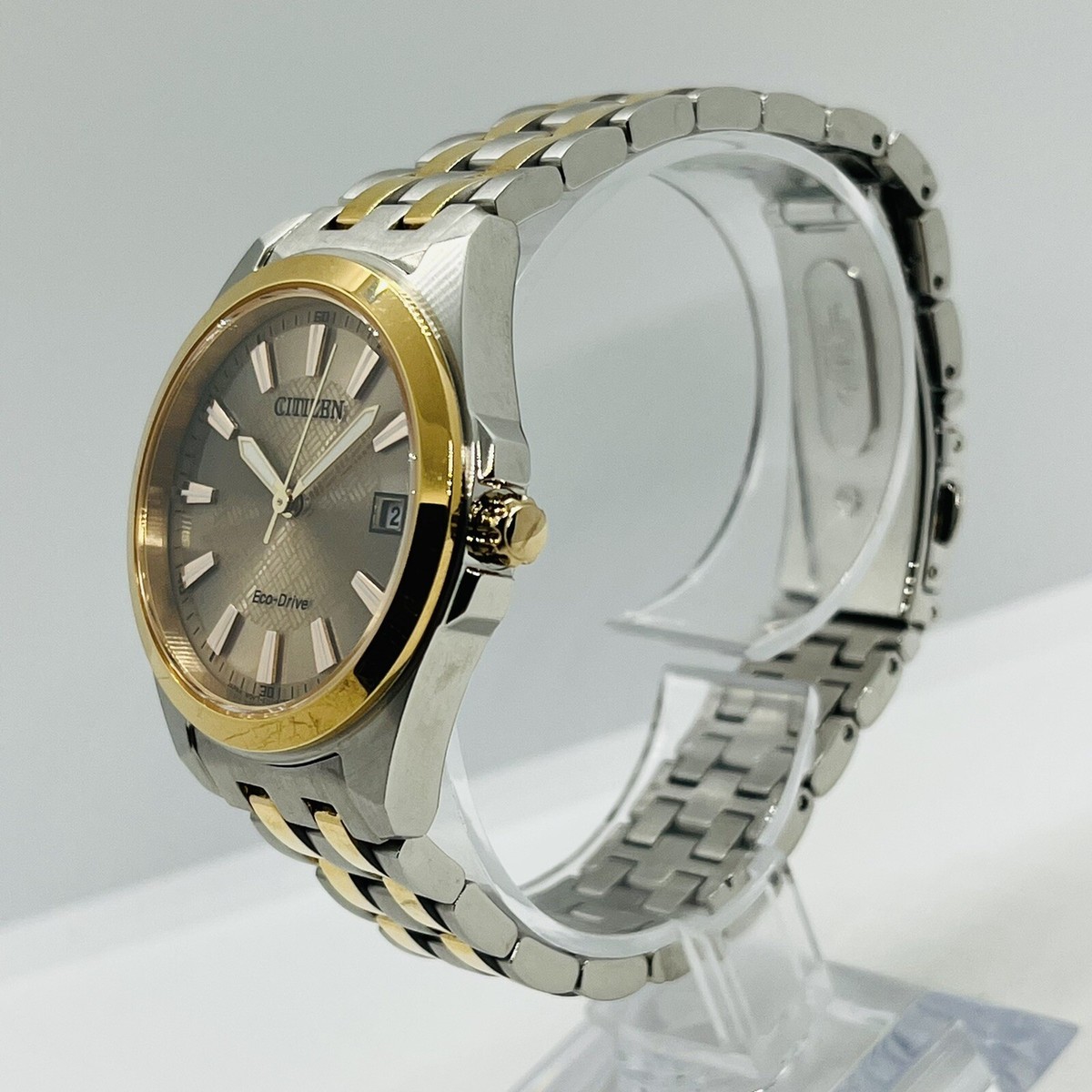 Citizen Women's Eco-Drive Peyten Sapphire Two Tone Steel Citizen Women's Eco-Drive Peyten Sapphire Two Tone Steel