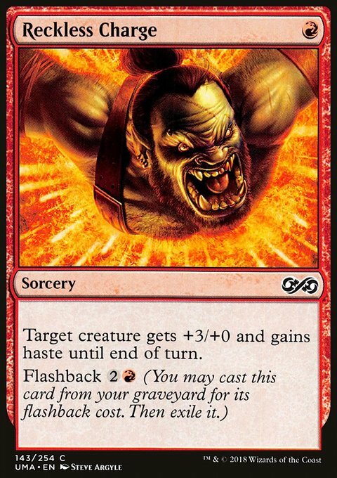 Magic the Gathering MTG Reckless Charge (143) Ultimate Masters   LP