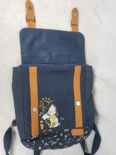 Disney Store Pocahontas Animators Collection Child Backpack School Bag Denim NWT - Picture 8 of 15