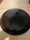 Griswold Cast Iron #10 High Dome Smooth Top Large Logo Dutch Oven Lid