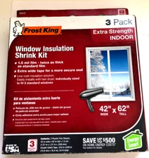New Original Frost King Indoor Window Insulation Kit (3 per Pack)