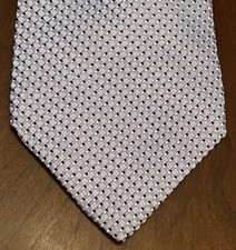 Jones New York Blue 100 Imported Men  s Neck Tie Made In USA