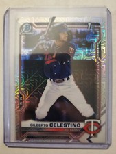 Gilberto Celestino 2021 Bowman Chrome MOJO Refractor Minnesota Twins #BCP-232