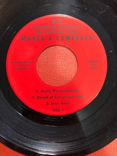 Psych Garage COMMODORE CONDELLO SALT RIVER BAND 45 rpm Makes Comeback 6 Song EP - Picture 5 of 5