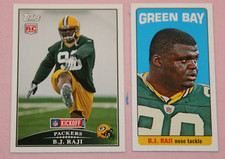 B.J. RAJI (2) 2009 TOPPS RC #121 2012 TOPPS #119 2012 TOPPS 1965 MINI #113 GBAY