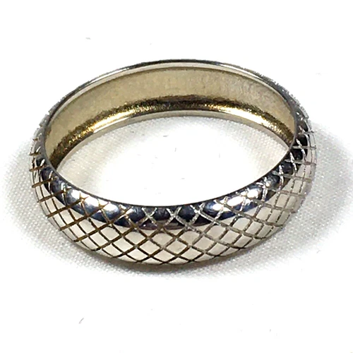 Unisex Sterling 925 Silver Ring Band Size 11.75 vintage