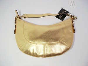 ralph lauren gold bag