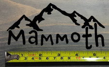 Mammoth Sticker Decal Mountain Ski 5.5" California Lakes Snowboard Black June
