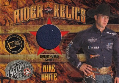 PRESSEAUSWEIS 2009 8 SEKUNDEN MIKE WHITE #RR-MW RIDER RELIKTKARTE 