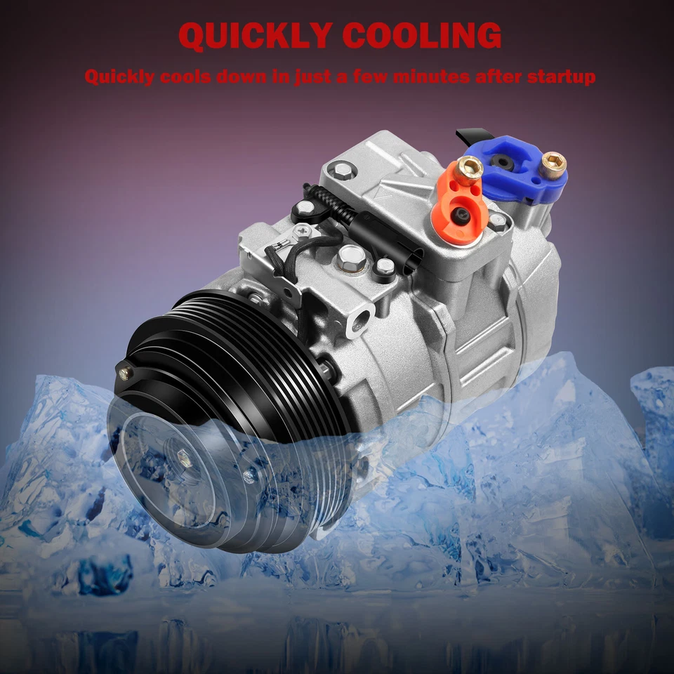 For Mercedes-Benz CLK320 1998-2002 Dodge Sprinter 04-08 Crossfire A/C Compressor - Изображение 4 из 4