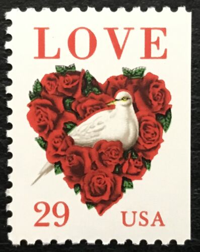 1994 Scott #2814 - 29¢ - LOVE AND DOVE - Booklet Single Stamp - MINT NH - Afbeelding 1 van 1