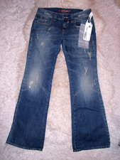 Schöne neuwertige Damen / Mädchen Mogul Hüft Schlag Jeans W28 Denim / L= 104cm