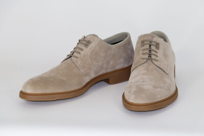 HUGO BOSS Schuhe, Mod. Firstclass_Derb_sdpt, Gr.45 / UK 11 / US 12, Medium Beige