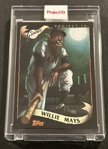 2021 Topps Project 70 WILLIE MAYS by ALEX PARDEE #176 Giants PR: 9,137