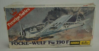 Vintage Heller Models Focke-Wulf Fw 190F 1:72 Scale Model Kit 