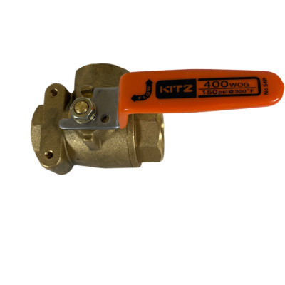 Kitz 54P-034 3/4'' 300ºF 400 PSI Brass Ball Valve -