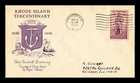 US COVER RHODE ISLAND TERCENTENARY FDC SCOTT 777 GRIMSLAND CACHET