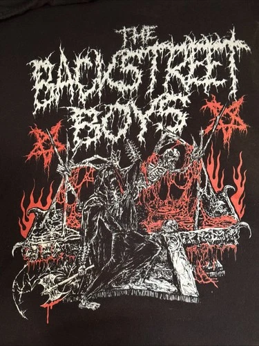 The Backstreet Boys Death Metal Crossover Tour T Shi Vintage vintage concert t-shirt, vintage, size XXL, single stitch, B+ condition