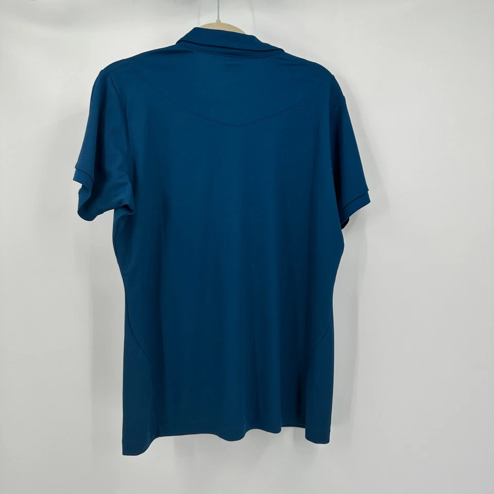 Camisa polo Ogio para mujer talla XL Fox logotipo deportivo azul atlético golf atletismo Foto 2 de 4