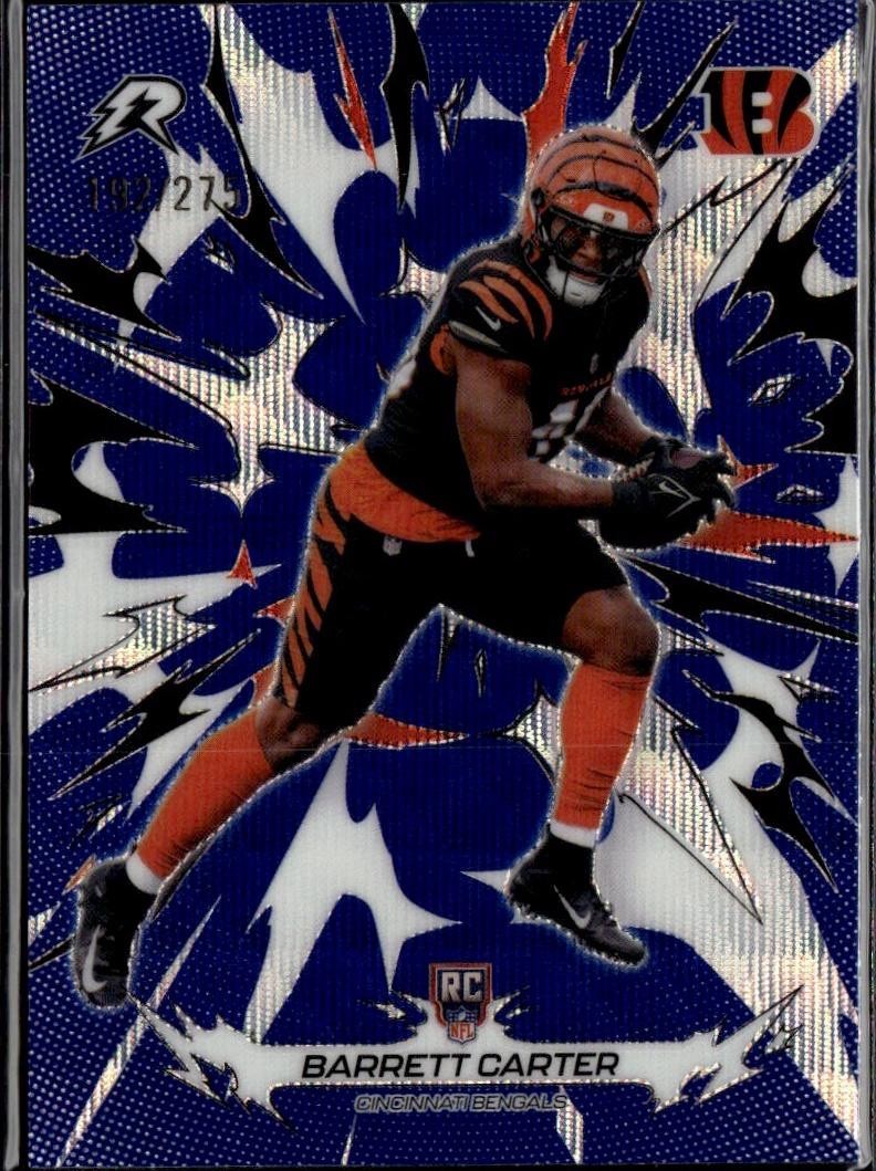 2025 Topps Resurgence #120 Barrett Carter Navy Surge Refractor #/275 K14