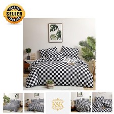 Elegant Queen Buffalo Plaid Comforter Set with 3 Pieces for Cozy Bedrooms