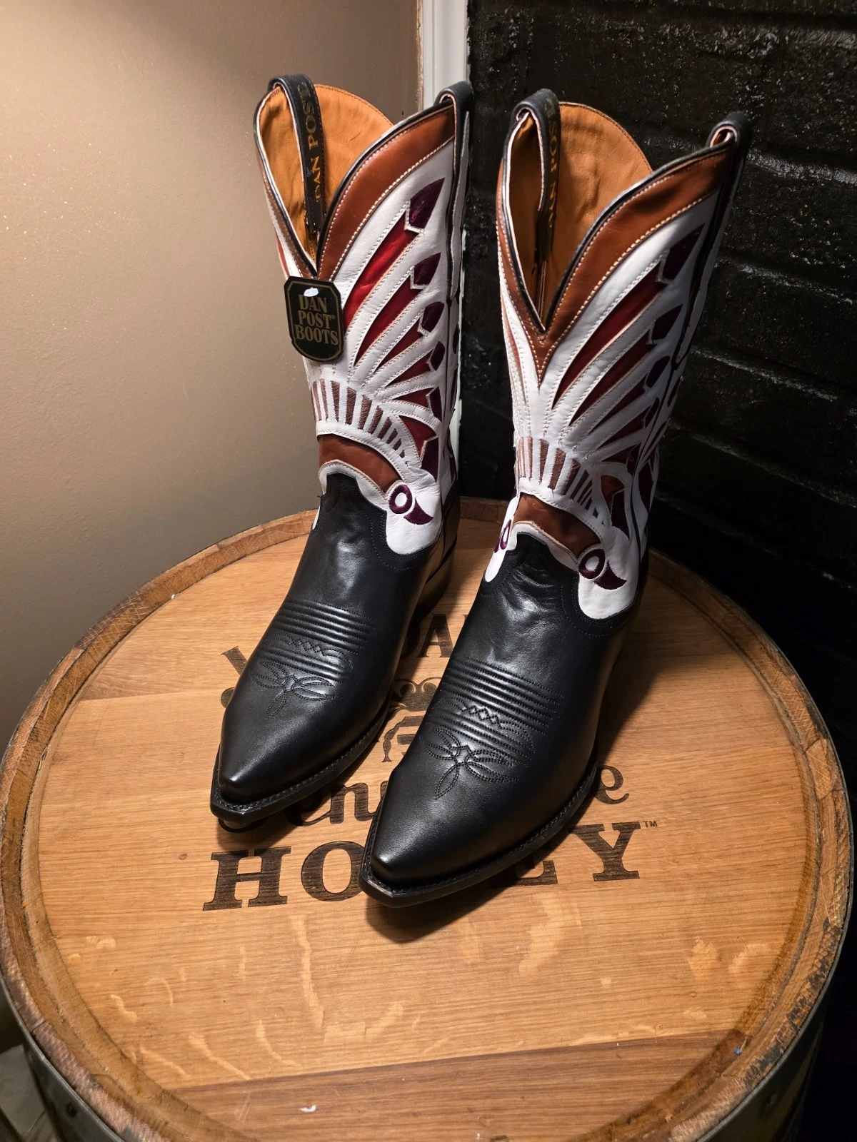 Dan Post Tom Horn Western Boot Black Mens Sizes