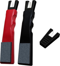 2 Pack Ice Skate Sharpener, Hockey Skate Sharpener with Honing Stone, Portable I