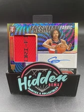 2024-25 Totally Certified Bub Carrington FFS-BUB Auto Patch /5 Freshman Fabric