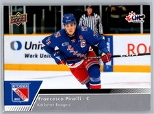 #95 Francesco Pinelli 2022-23 Upper Deck CHL Kitchener Rangers