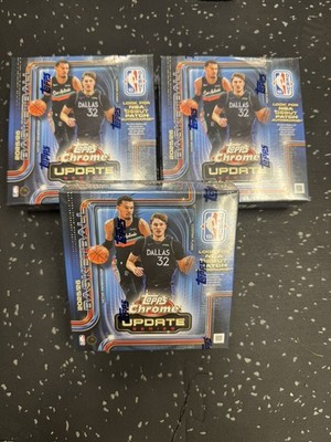 (3) Lot 2025-26 Topps Chrome Update Series NBA Basketball Sealed Mega Box
